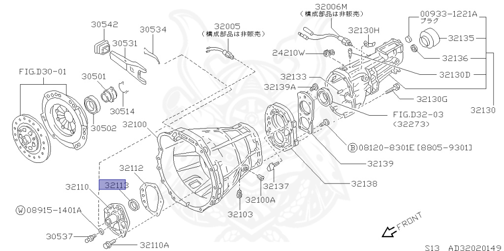 Nissan - Silvia - S13 - 1992 - K'S - HARDTOP(K) - MANUAL TRANSMISSION(MT) - TWO WHEELS STEERING(2WS) - SR20DT