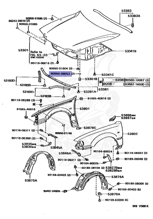Toyota - Scepter - SXV10 - 1994 - SEDAN - 5SFE