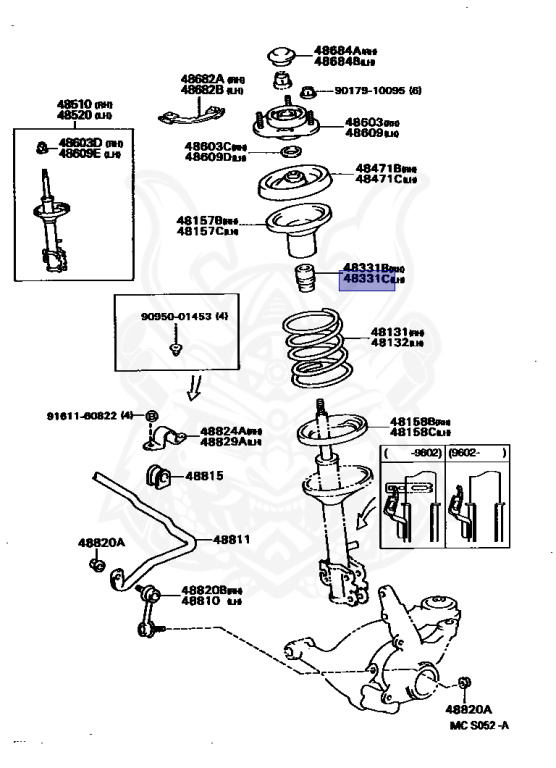 Toyota - Carina - CT190 - 1996 - SG TYPE - Automatic - 2C
