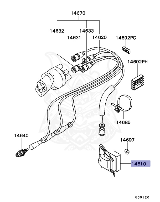 MD167837 - Mitsubishi - Ignition Coil - Nengun Performance