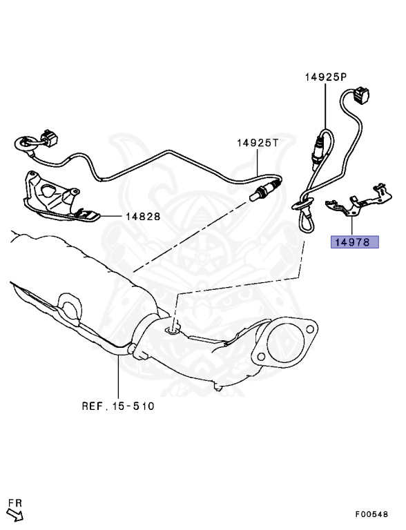 1588A079 - Mitsubishi - Clip, Oxygen Sensor - Nengun Performance