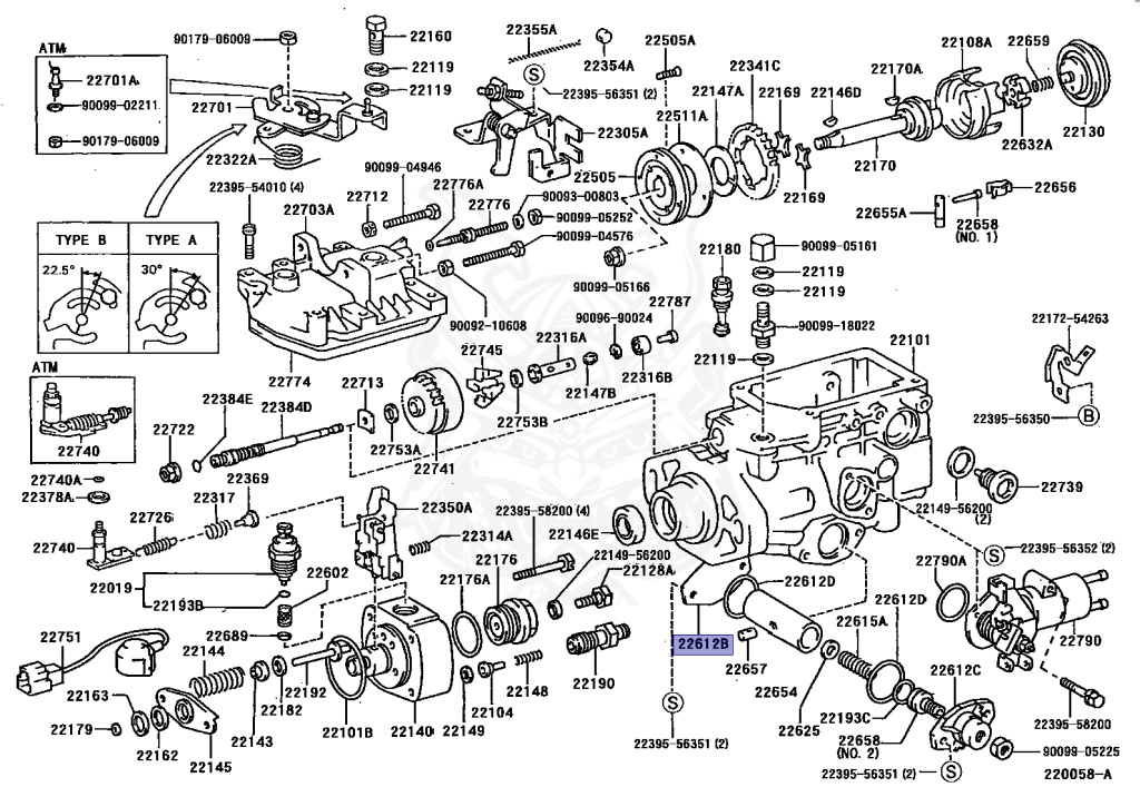 22612-54010 - Toyota - Cover, Timer - Nengun Performance