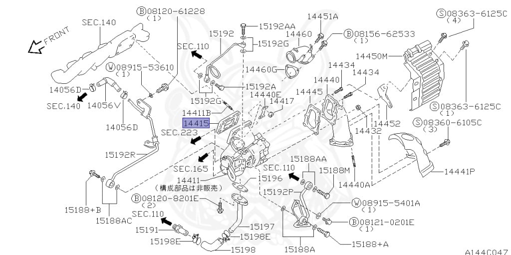 Nissan - Skyline - R34 25GTT - ER34 - 1998 - 25GT TURBO - 4 DOOR SEDAN(4S) - AUTOMATIC-FLOOR SHIFT(AT.F4) - Hi-Cas 2-Link (HI.2WD) - RB25DET