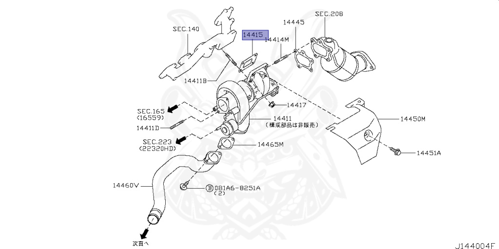 Nissan - Stagea - M35 - 2002 - 250T RX FOUR - WAGON(W) - 4 WHEEL DRIVE(4WD) - 5 SPEED A/T(AT.F5) - IRS TYPE(IRS) - VQ25DET