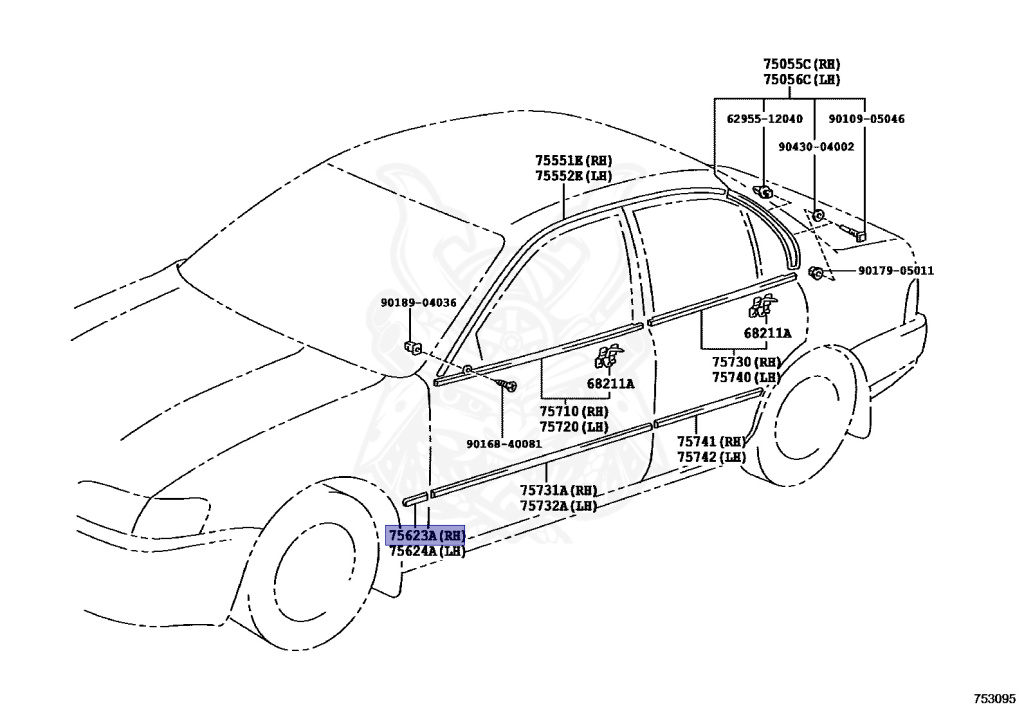 Toyota - Corolla - AE101 - 1993 - SE-G TYPE - 4-DOOR(SEDAN) - Manual - 4AFE