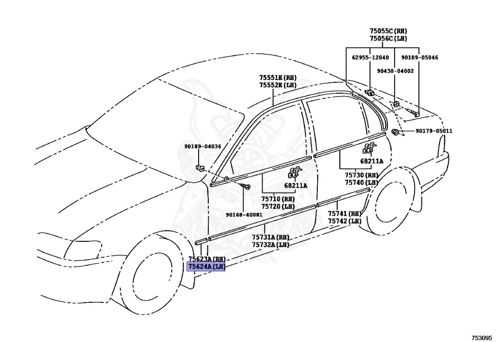 Toyota - Corolla - AE101 - 1993 - SE-G TYPE - 4-DOOR(SEDAN) - Manual - 4AFE