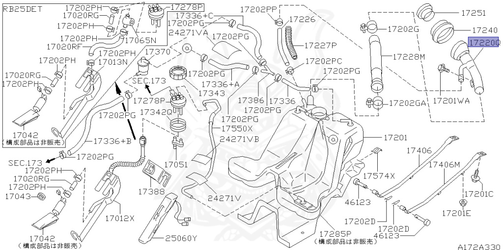 Nissan - Laurel - C35 - 1998 - Club S Type X - HARDTOP(K) - 2 WHEEL DRIVE(2WD) - AUTOMATIC TRANSMISSION(AT) - IRS TYPE(IRS) - RB25DE
