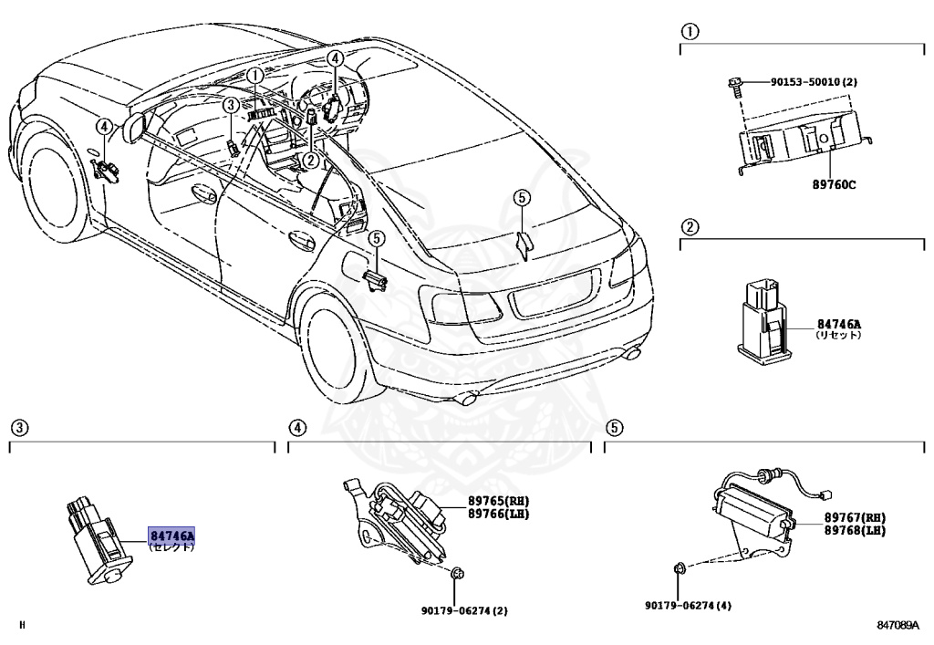 Lexus - GS350 - GRS191 - 2009 - Automatic - 2GRFSE