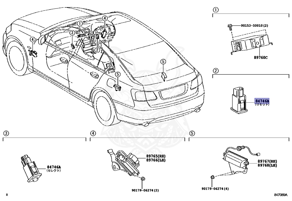 Lexus - GS350 - GRS191 - 2006 - Automatic - 2GRFSE