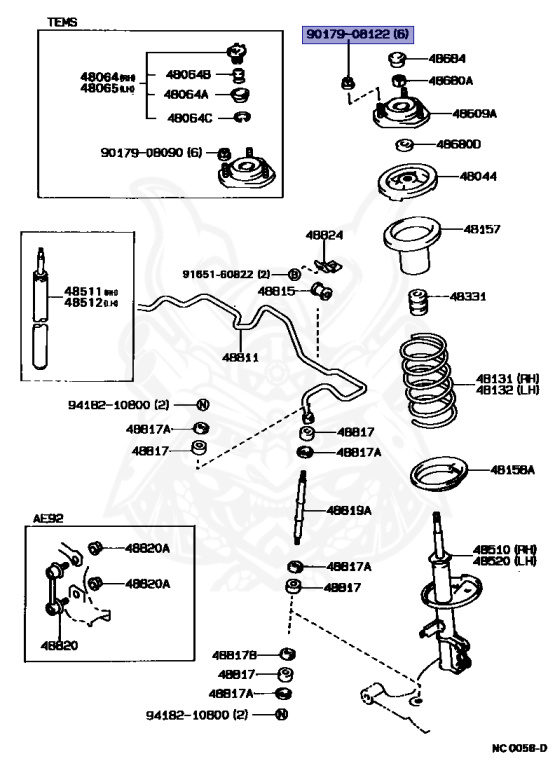 Toyota - Corolla - AE95 - 1988 - TX TYPE - 4-DOOR - Manual - 4AF