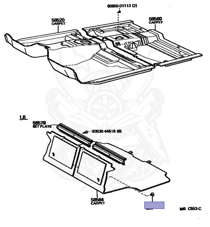 Toyota - Celica - MA61 - 1984 - GT TYPE - LIFTBACK - Manual - 5MGEU
