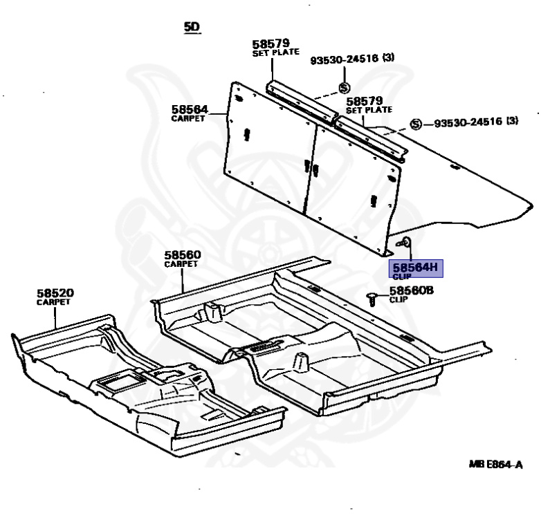 Toyota - Corona - ST150 - 1987 - EXS TYPE - 5-DOOR - Manual - 1SILU
