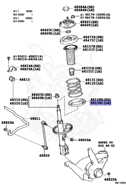 Toyota - Opa - ACT10 - 2002 - I TYPE - Variator - 1AZFSE