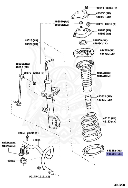Toyota - Ipsum - ACM26W - 2001 - 240S TYPE - 2AZFE