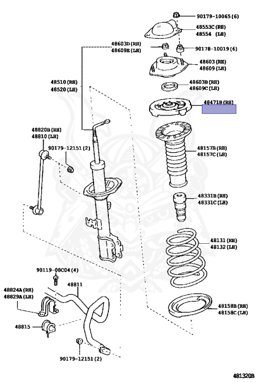Toyota - Ipsum - ACM21W - 2002 - 240S TYPE - 2AZFE