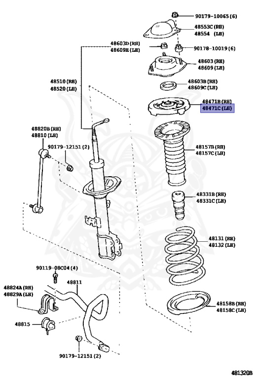 Toyota - Ipsum - ACM21W - 2009 - 240U TYPE - 2AZFE