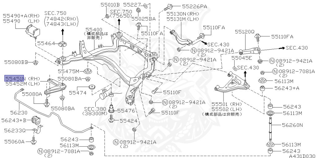 Nissan - Skyline GT-R - BNR34 - 1999 - GT-R V spec - 2-door hardtop (2K) - MANUAL MISSION 6-SPEED(MT.F6) - Hi-Cas 4-Link (HI.4WD) - RB26DETT
