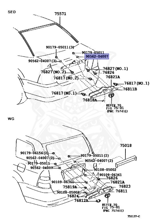 Toyota - Corolla - NZE121 - 2002 - G TYPE - SEDAN - Automatic - 1NZFE
