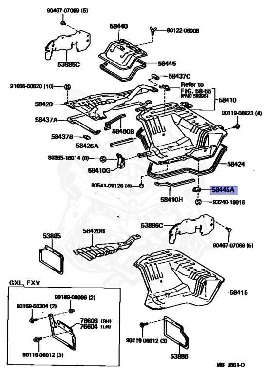 Toyota - Van - KM36V - 1986 - DLX TYPE - 5-DOOR VAN - Manual - 5KJ