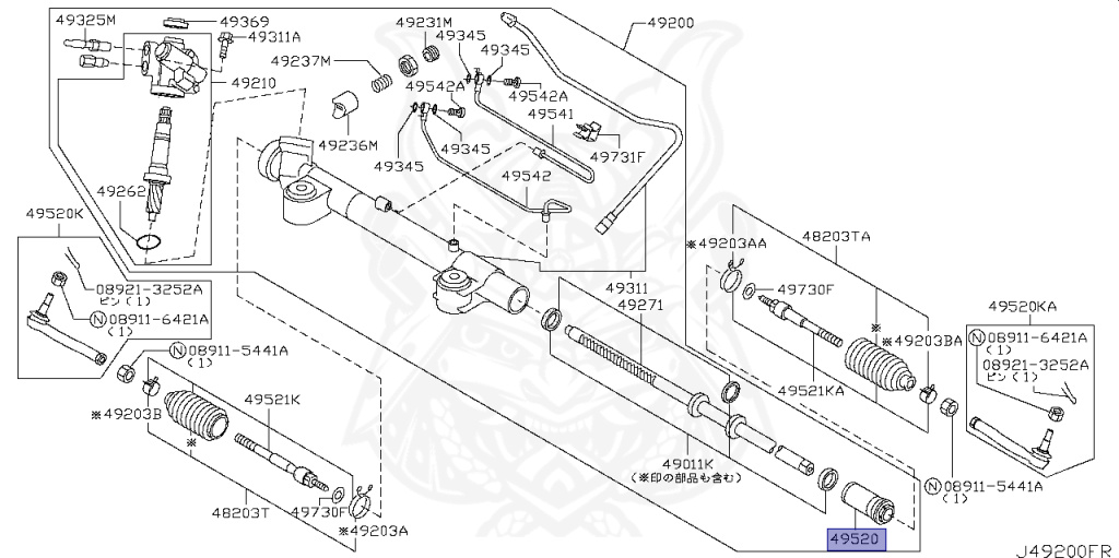Nissan - Fuga - Y50 - 2005 - 250GT - SEDAN(S) - 2 WHEEL DRIVE(2WD) - AUTOMATIC TRANSMISSION(AT) - VQ25DE