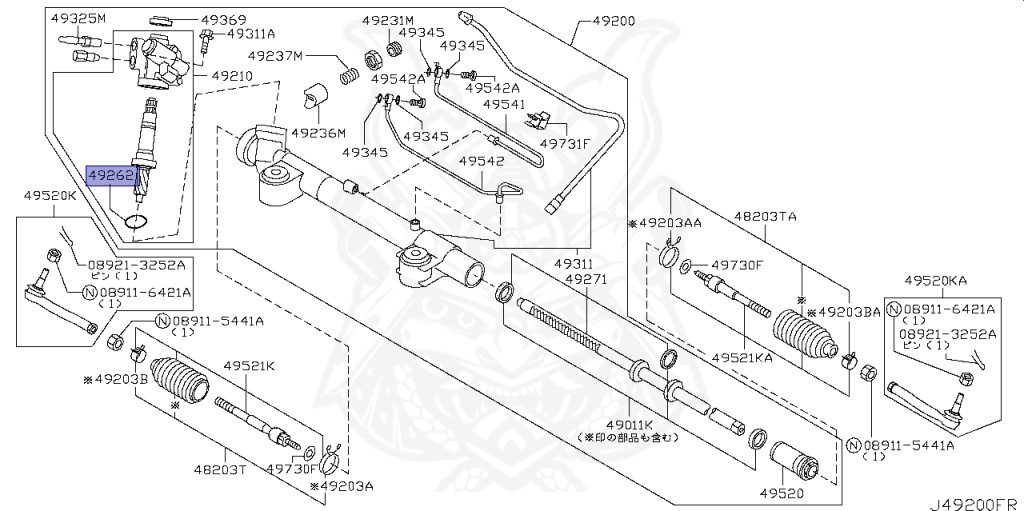 Nissan - Fuga - Y50 - 2005 - 250GT - SEDAN(S) - 2 WHEEL DRIVE(2WD) - AUTOMATIC TRANSMISSION(AT) - VQ25DE