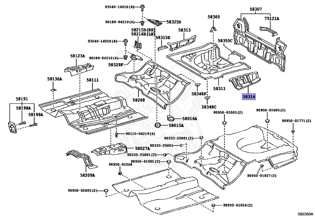 Toyota - Corolla - CE104 - 1992 - SE-L TYPE - 4-DOOR(SEDAN) - Manual - 2C