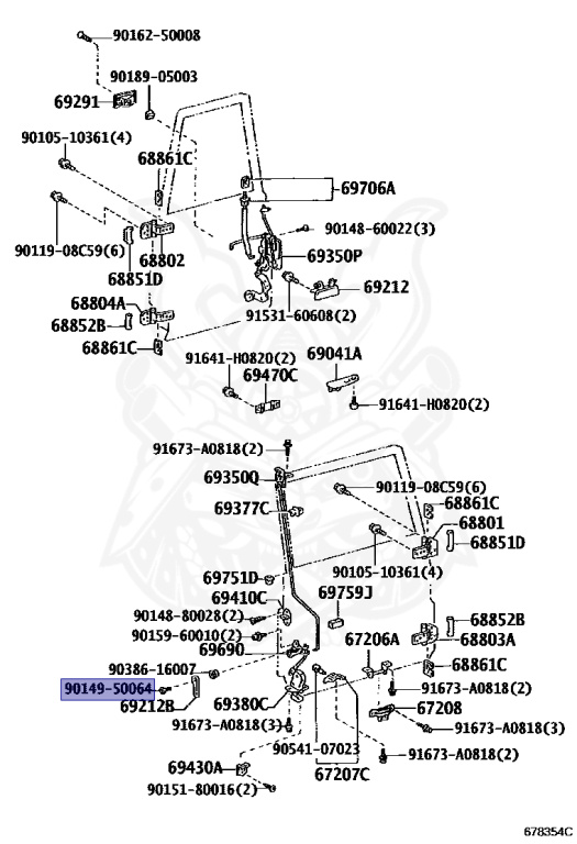 conp トップス 90149-50064 - Toyota - Screw - Nengun Performance