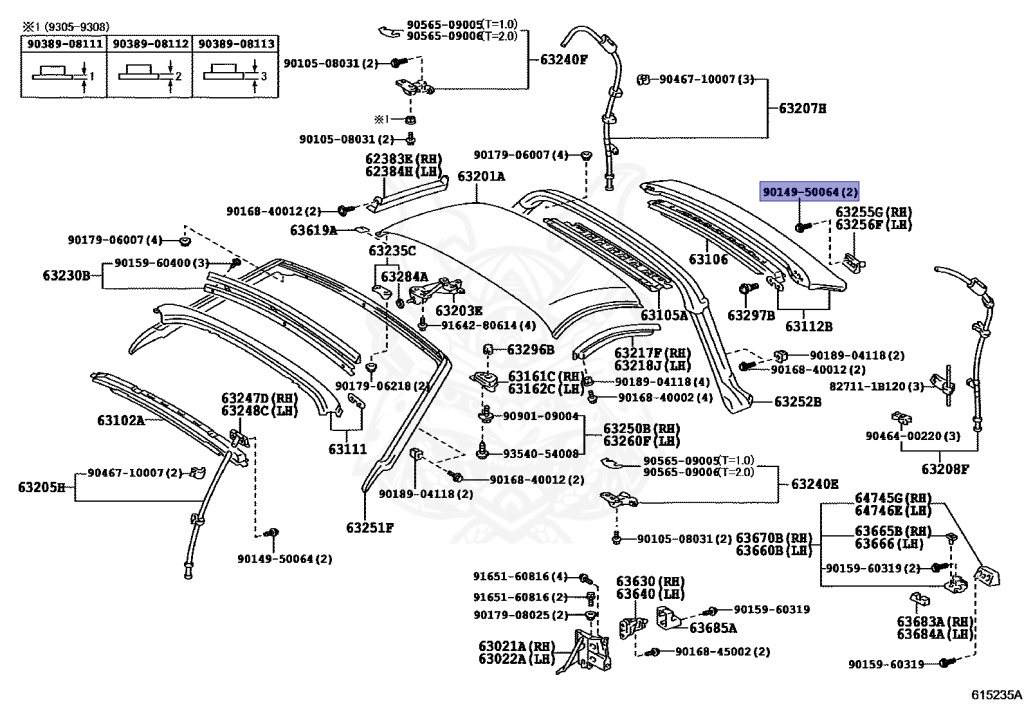 90149-50064 - Toyota - Screw - Nengun Performance