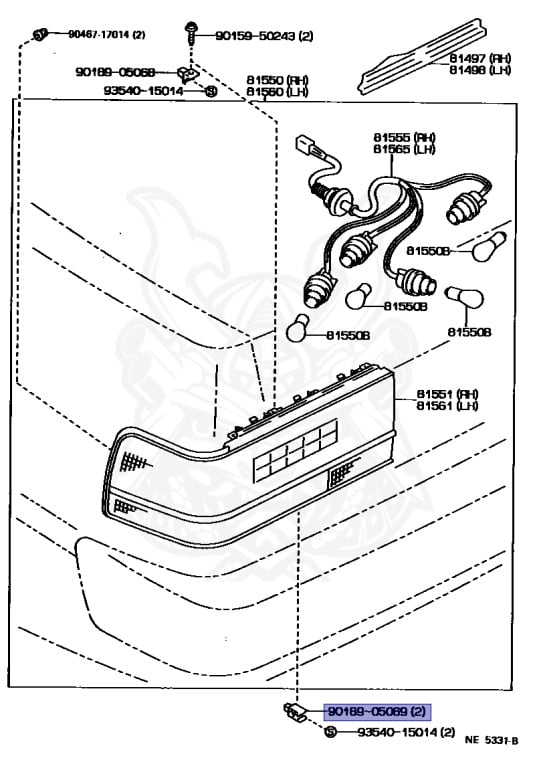 Toyota - Chaser - MX83 - 1992 - AVANT-G TYPE - HARDTOP - Automatic - 7MGE