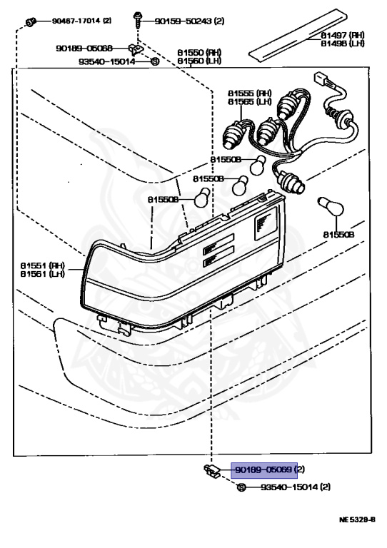 Toyota - Mark 2 - MX83 - 1989 - GRANDE G TYPE - SEDAN - Automatic - 7MGE