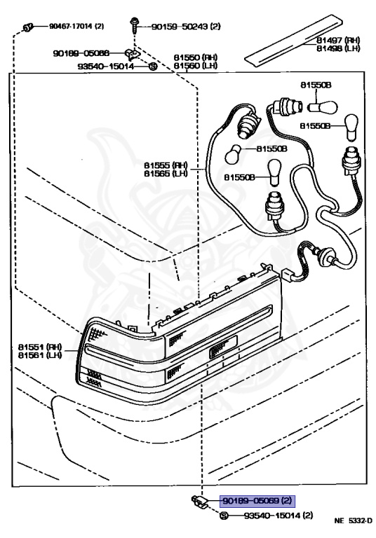 Toyota - Cresta - LX80 - 1991 - SUPER CUSTOM TYPE - SEDAN - Manual - 2L