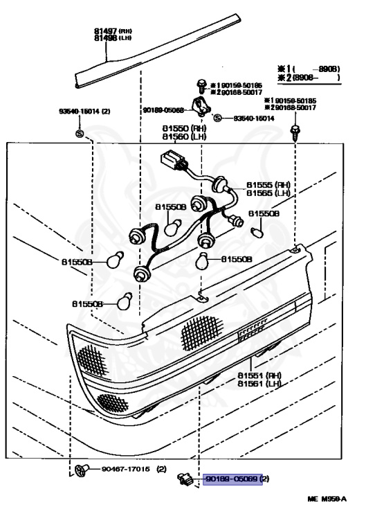 Toyota - Crown - GS131 - 1988 - ROYAL SALOON TYPE - HARDTOP - Automatic - 1GGZE