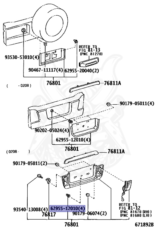 Toyota - Land Cruiser - HDJ101K - 1999 - VX TYPE - Manual - 1HDFTE