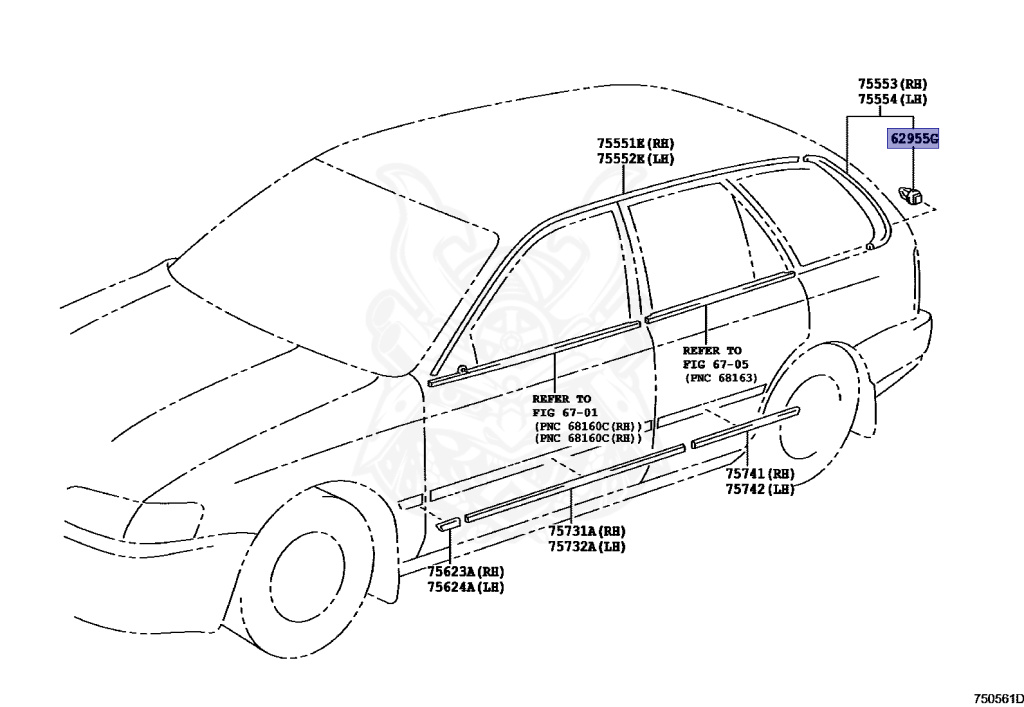 Toyota - Corolla - AE101G - 1997 - BZ-TOURING TYPE - WAGON - Manual - 4AGE