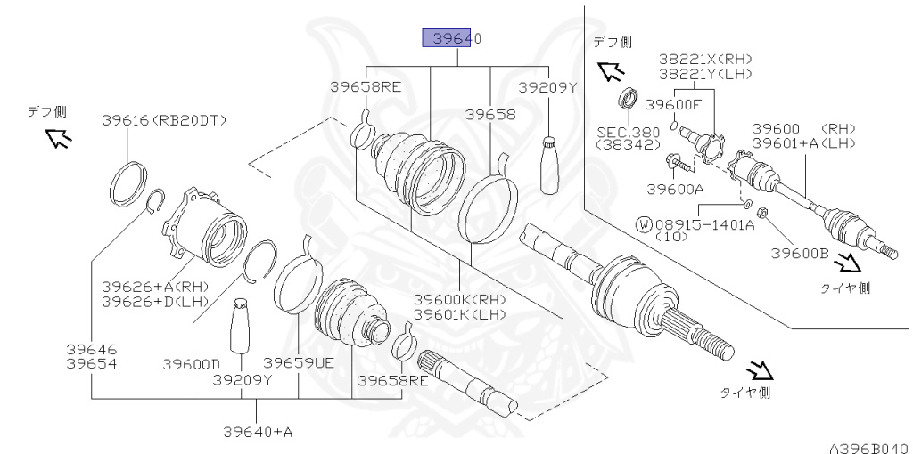 Nissan - Skyline - R32 GTS - R32 - 1990 - GTST - 4-door sports sedan (4K) - Hi-Cas 2-Link (HI.2WD) - AUTOMATIC TRANSMISSION(AT) - RB20DT