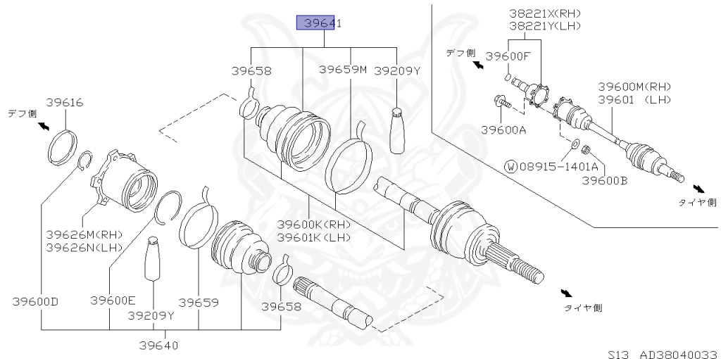 Nissan - Silvia - S13 - 1991 - K'S - HARDTOP(K) - MANUAL TRANSMISSION(MT) - TWO WHEELS STEERING(2WS) - SR20DT