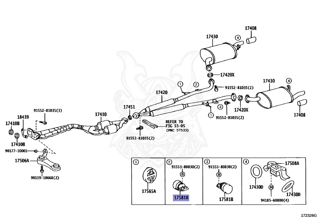 Toyota - Majesta - JZS177 - 2004 - C TYPEC TYPE I-FOUR - SEDAN - Automatic - 2JZFSE