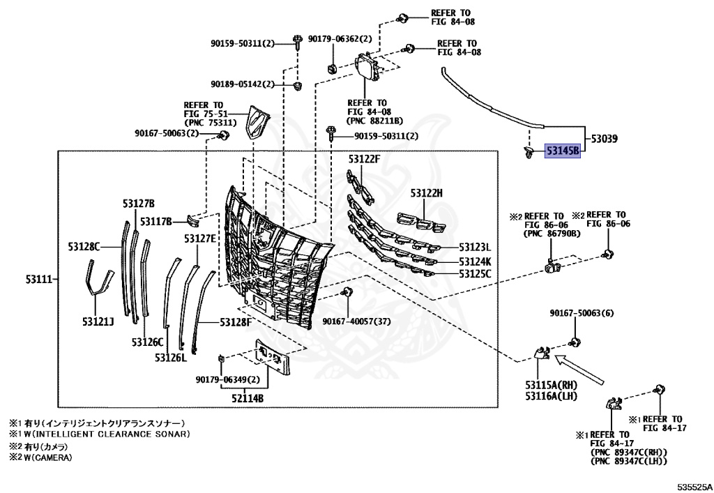 のん！！！ Suzuki OEM NOS Genuine NEW Original P/N 53145-40A00 Rear