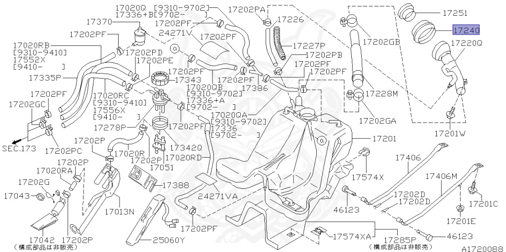 Nissan - Silvia - S14 - 1998 - KS - HARDTOP(K) - MANUAL TRANSMISSION(MT) - FOUR WHEELS STEERING(4WS) - SR20DET