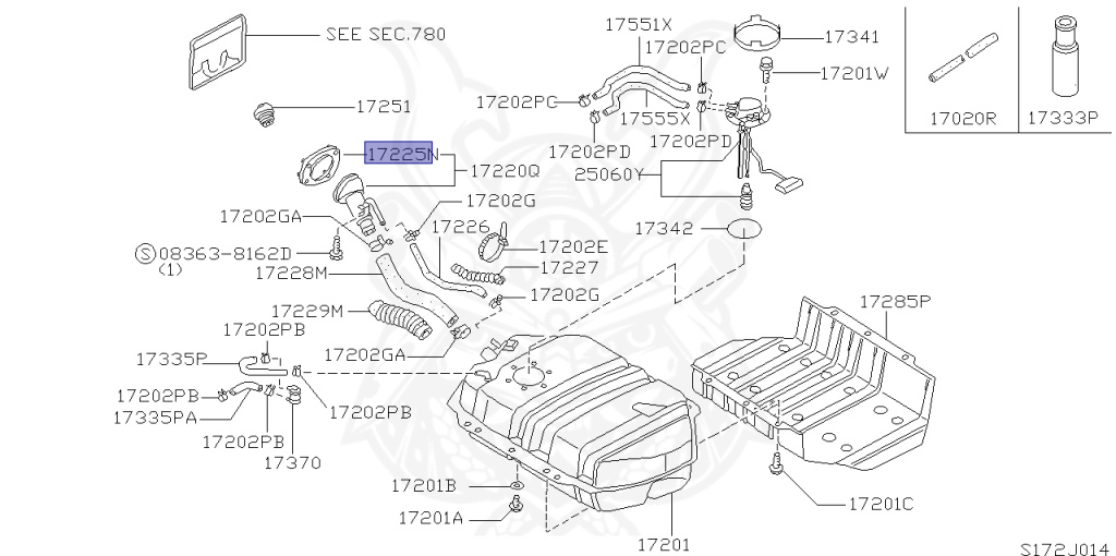 Nissan - Mistral - R20 - 1995 - SEDAN - WAGON(W) - AUTOMATIC TRANSMISSION(AT) - TD27T