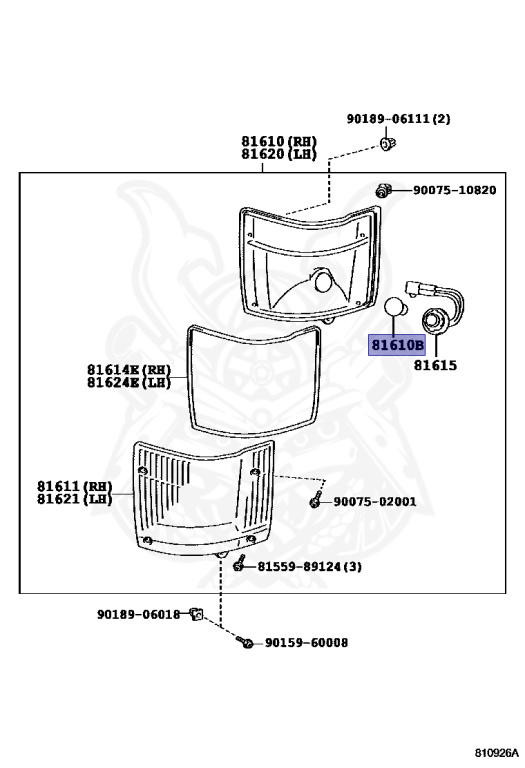 90981-13036 - Toyota - Bulb (for Parking & Clearance Lamp