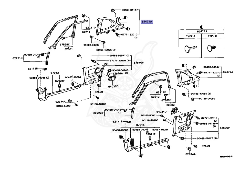 Toyota - Celica - ST183 - 1989 - GT-R TYPE - LIFTBACK - Automatic - 3SGE