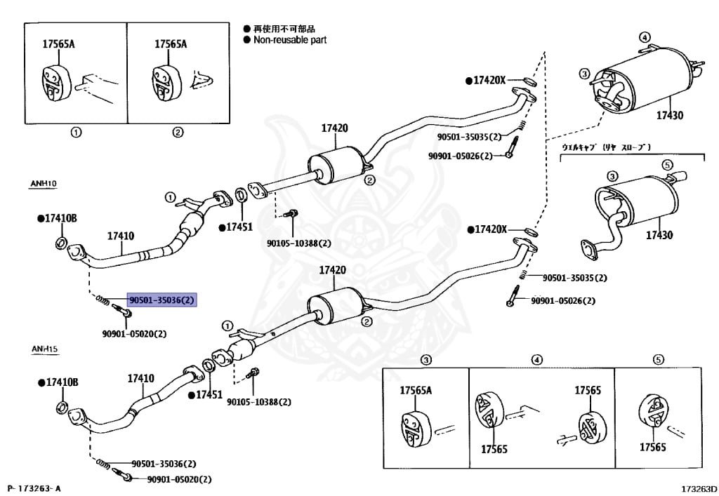 Toyota - Alphard - ANH15W - 2004 - AS TYPE - Automatic - 2AZFE