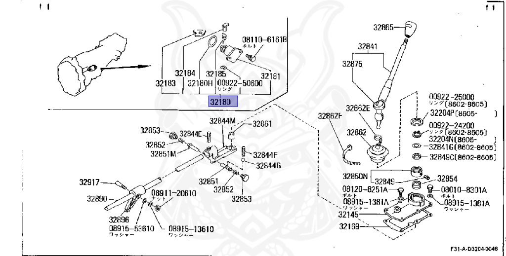 Nissan - Leopard - F31 - 1988 - XJ - MANUAL TRANSMISSION(MT) - VG20E