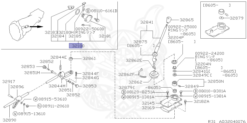 Nissan - Skyline - R31 - 1989 - GTS - 2-door coupe (2K) - MANUAL TRANSMISSION(MT) - RB20D