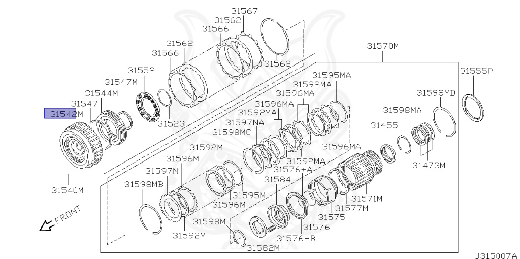 Nissan - Pathfinder - R50 - 2000 - XE TYPE - WAGON(W) - 2 WHEEL DRIVE(2WD) - AUTOMATIC TRANSMISSION(AT) - VG33E
