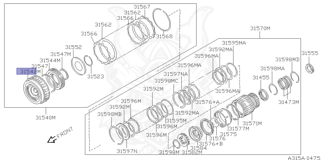 Nissan - Skyline - R34 GT - HR34 - 1998 - 20GT - 2 door hard top (2K) - AUTOMATIC-FLOOR SHIFT(AT.F4) - High cast, 2-link (IRS.2WD) - RB20DE