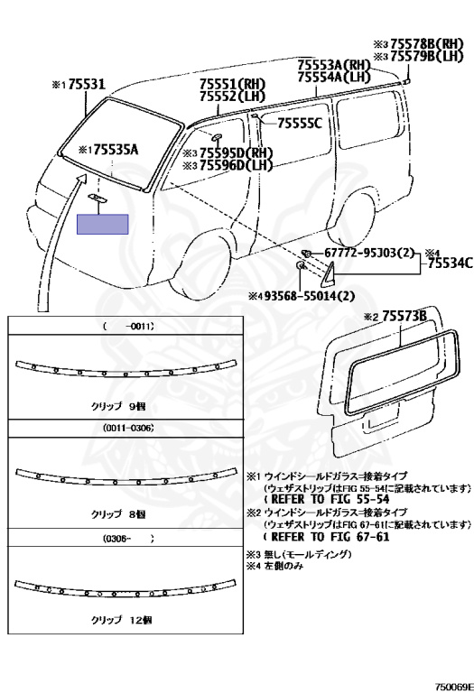 Toyota - Hiace - KZH100G - 1996 - SUPER CUSTOM MOON  ROOF TYPE - 4-DOOR - Automatic - 1KZTE