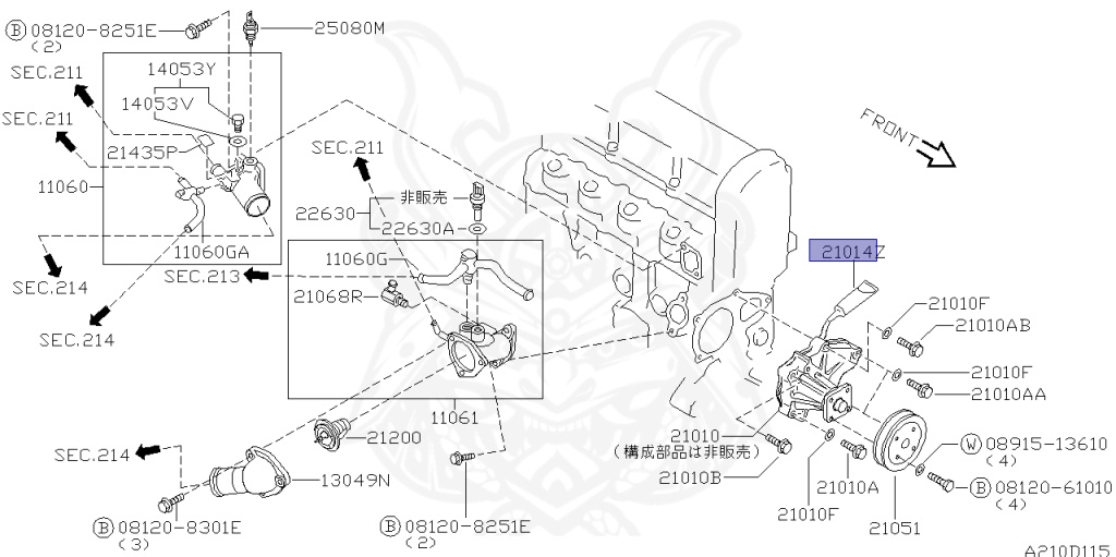 Nissan - Serena - C23 - 1991 - L TYPE - 4 door cargo (4DV) - 2 WHEEL DRIVE(2WD) - AUTOMATIC TRANSMISSION(AT) - CD20