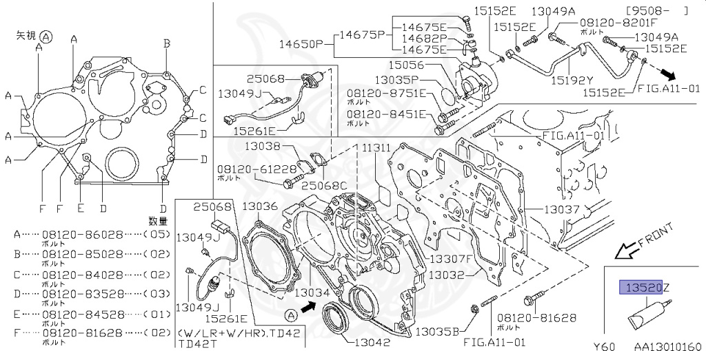 Nissan - Safari - Y60 - 1991 - AD GRADE - HARDTOP(HT) - MANUAL TRANSMISSION(MT) - TD42